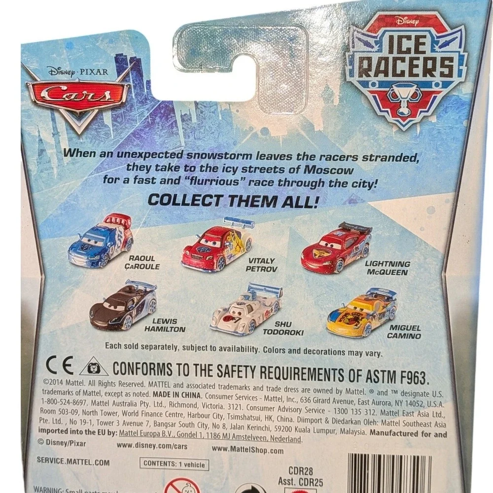 Disney Pixar Cars Ice Racer Max Schnell Special Icy Edition Die-Cast Mattel 2014